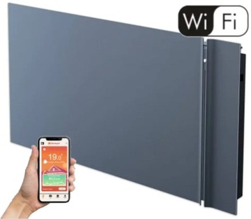 GRZEJNIK ELEKTRYCZNY HYBRYDOWY NA PODCZERWIEŃ TERMOSTAT 1500W WI-FI