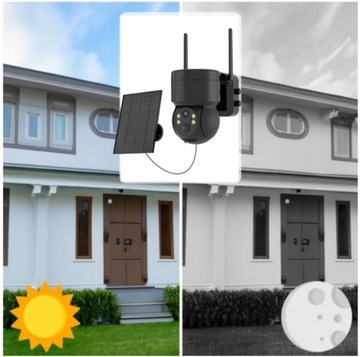 СОЛНЕЧНАЯ WIFI КАМЕРА 4MPX УМНАЯ НАРУЖНАЯ ВРАЩАЮЩАЯСЯ IP БЕСПРОВОДНАЯ СИГНАЛИЗАЦИЯ