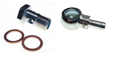 ŚRUBA M12x1,5 + OCZKO M12 NA WĄŻ 5,0-6,5mm ZESTAW!
