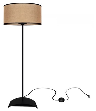 Lampa Stojąca Podłogowa Abażur JUTA BOHO EKO E27