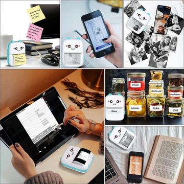 Мини-термопринтер DRUKUŚ Bluetooth для фотографий + польский чехол FREE ROLL CASE
