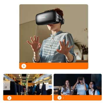 ОЧКИ VR 3D ОЧКИ VR С HI-FI НАУШНИКАМИ ДЛЯ 4,7–6 ДЮЙМОВ ANDROID IOS WIN