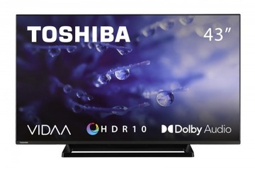 Светодиодный телевизор TOSHIBA 43 дюйма 43LV3E63DG