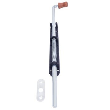 ПРУЖИННЫЙ КЛАПАН 500мм УЗКИЙ ЗАМОК ДЛИННЫЙ КЛАПАН ГАРАЖНЫХ ВОРОТ ЧЕРНЫЙ