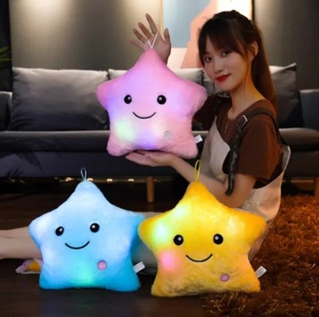 СВЕТЯЩАЯСЯ ПОДУШКА ДЛЯ ДЕТЕЙ, СВЕТОДИОДНАЯ ЗВЕЗДА, СВЕТЯЩАЯСЯ