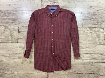 TOMMY HILFIGER SLIM FIT Koszula Męska kratka cotton XL 17 1/2