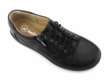 ОБУВЬ ЖЕНСКАЯ HELIOS 357 КОЖАНАЯ ЧЕРНАЯ СВЕТ