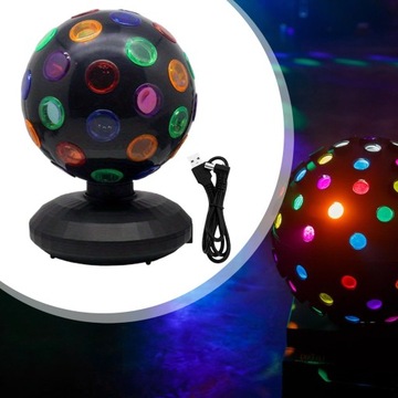 Лампа Disco Ball Компактная светодиодная стробоскопическая лампа RGB для домашней комнаты