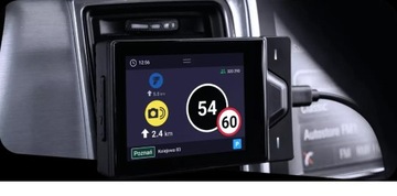 Antyradar Yanosik RS z abonamentem na 12 miesięcy bluetooth Ekran