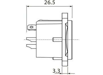 РАЗЪЕМ XLR ROXTONE RX3MD-BG