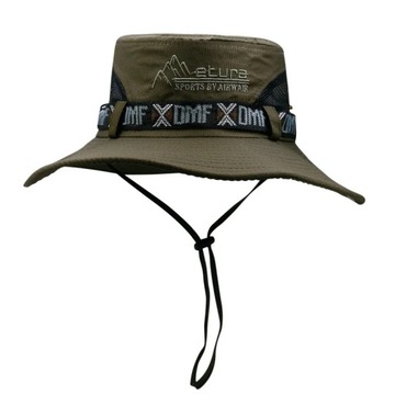 Outdoor Men Bucket Hat Lekki, oddychający, chroniący przed promieniowaniem UV Panama, składany 9cm B