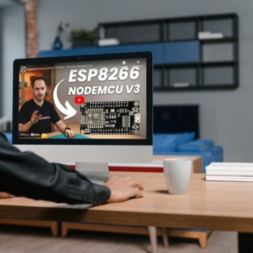 WiFi модуль ESP8266 NodeMCU V3, совместимый с ARDUINO | micro usb | antenna on pcb