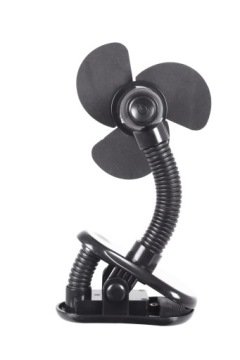 Мини-вентилятор LittleLife для коляски — тихий, портативный, на клипсе.