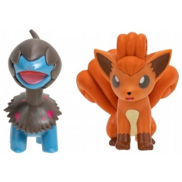 Pokemon Battle Figurki Bitewne Deino + Vulpix
