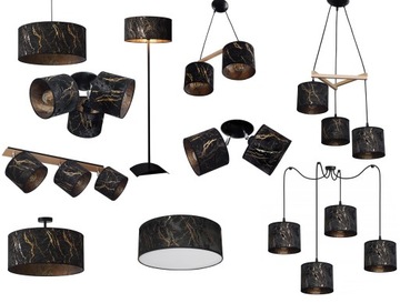 ŻYRANDOL LAMPA PLAFON SUFITOWY PW/ES/1 FI30 LED ABAŻUR SALON SYPIALNIA