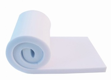 PIANKA TAPICERSKA MEBLOWA GĄBKA ARKUSZ T25 200X60X5 cm ŚREDNIO TWARDA