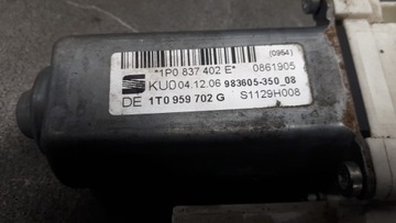 1T0959702G SEAT LEON II MOTOREK OKNO LEVÝ PŘEDNÍ