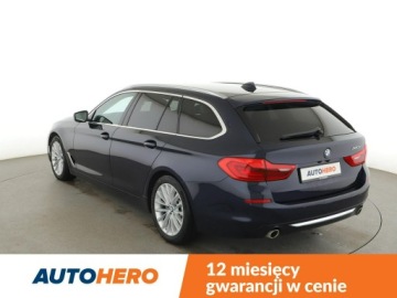 BMW Seria 5 G30-G31 Touring 520d 190KM 2019 BMW 520 Automat Luxury Line Nawigacja Tempomat, zdjęcie 3