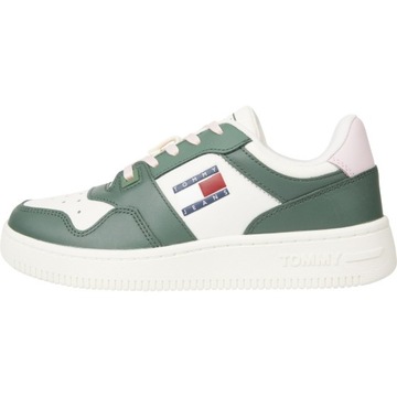 TOMMY HILFIGER BUTY DAMSKIE RETRO ECRU/ZIELEŃ r.38