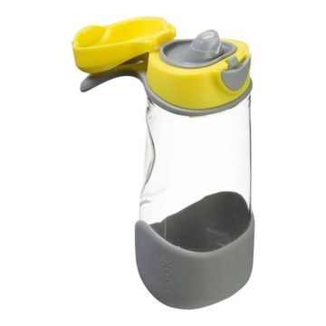 B.box Butelka na wodę - bidon z ustnikiem dla dziecka tritanowy 450ml Lemon