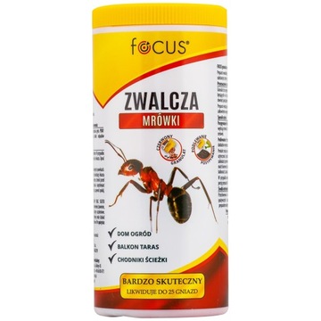 PREPARAT ŚRODEK NA MRÓWKI 250G LIKWIDUJE GNIAZDA ZWALCZA GRANULAT SKUTECZNY