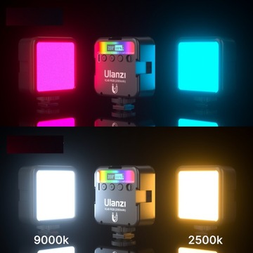 Lampa LED Ulanzi VL49 RGB do Telefonu Smartfona Aparatu Kamery Vloga TikTok