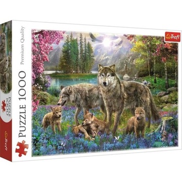TREFL PUZZLE 1000 WILCZA RODZINA
