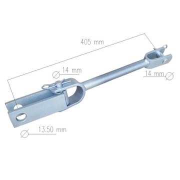 Трехточечная подвесная система KUBOTA / Cat I / Cat I / 16 x 50 x 500 мм
