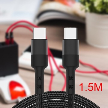 USB-кабель для быстрой зарядки 60 Вт, 3 А, 150 см
