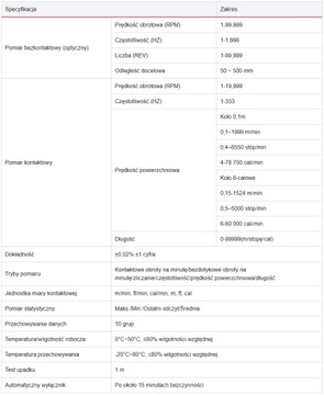 Тахометр UT372D, цифровой измеритель скорости 2-в-1