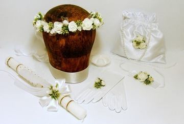 набор, набор для причастия, венок, сумка