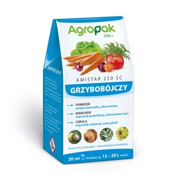 ŚRODEK GRZYBOBÓJCZY AMISTAR 250 SC 20 ML AGROPAK