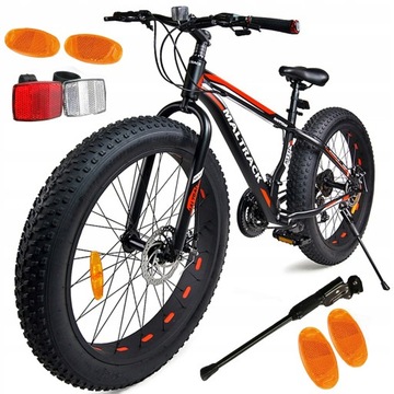 Rower fatbike Maltrack fatbike rama 17 cali koło 26 