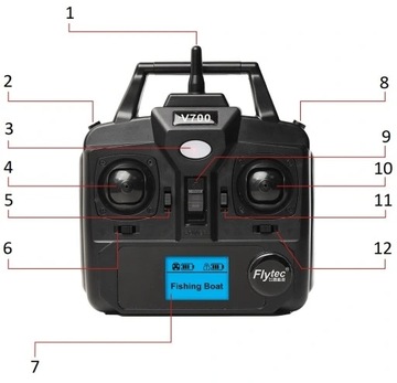 Лодка для приманки Flytec V700