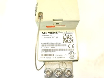 Siemens 6SN1123-1AA00-0HA1 + 6SN1118-0AA11-0AA1 - Модуль питания Simodrive