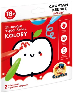 Chwytam kredkę Kolory Pierwsza Kolorowanka Czuczu