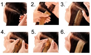 Лента для полосок SANDWICH METHOD TAPE ON, 12 шт.