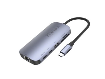 Концентратор USB Type-C -> USB 3.1 x3 RJ-45 HDMI-ридер