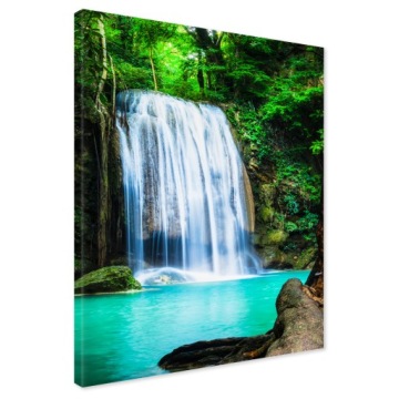 Obraz na płótnie wodospad rzeka 50x70