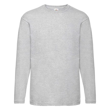 FRUIT OF THE LOOM KOSZULKA Z DŁ RĘKAWEM H.GREY L