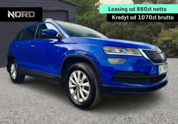 Skoda Karoq Crossover 1.5 TSI ACT 150KM 2018 Skoda Karoq Bezwypadkowy, FV23, DSG, KredytowanieLeasing, gwarancja 12m ge