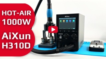 ИНТЕЛЛЕКТУАЛЬНАЯ ПАЯЛЬНАЯ СТАНЦИЯ ДЛЯ ГОРЯЧЕГО ВОЗДУХА AIXUN H310D 1000W