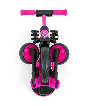 ROWEREK TRÓJKOŁOWY 2W1RÓŻOWY WIEK 1+