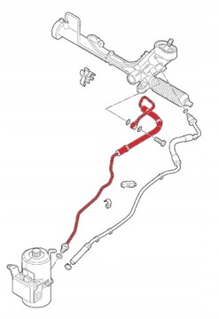 VIKA 24231058401 Шланг насоса ГУР FABIA POLO
