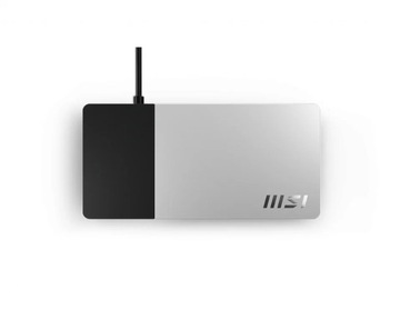 MSI USB-C Docking Station Gen 2 USB 3.2 Gen 2 (3.1 Gen 2) Type-C Czarn...