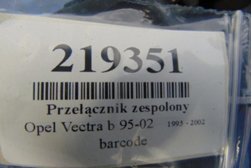OPEL VECTRA B 1.9D PŘEPÍNAČ KOMBINOVANÝ KS281657