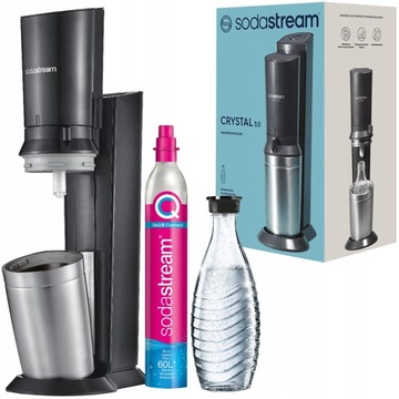 SATURATOR DO WODY SODASTREAM CRYSTAL 3.0 QUICKCONNECT SZKLANA BUTELKA