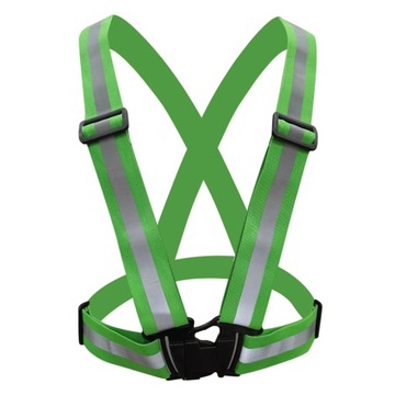 Safety Cycling Reflective Belt for Type B Green