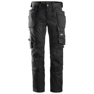 Spodnie robocze Snickers Allround Stretch 6241 r. 52 k.0404 czarny
