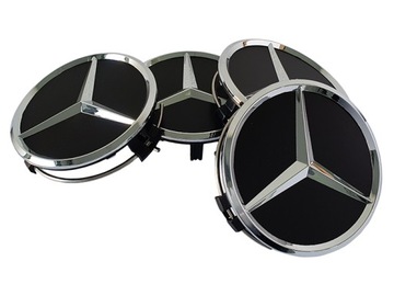 DEKLE DEKIELKI ZAŚLEPKI FELG KAPSLE MERCEDES 75MM
